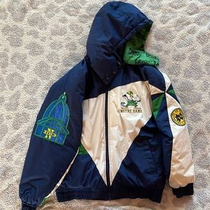 Vintage Pro Player Notre Dame Puffer Jacket